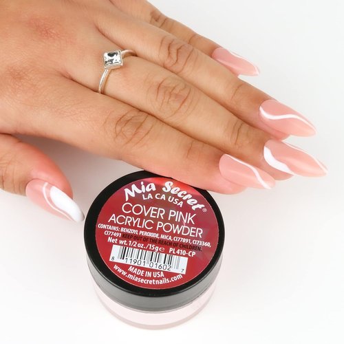 Mia Secret Cover Pink Acrylic Powder - Easy Application Formula - 2 Ounce