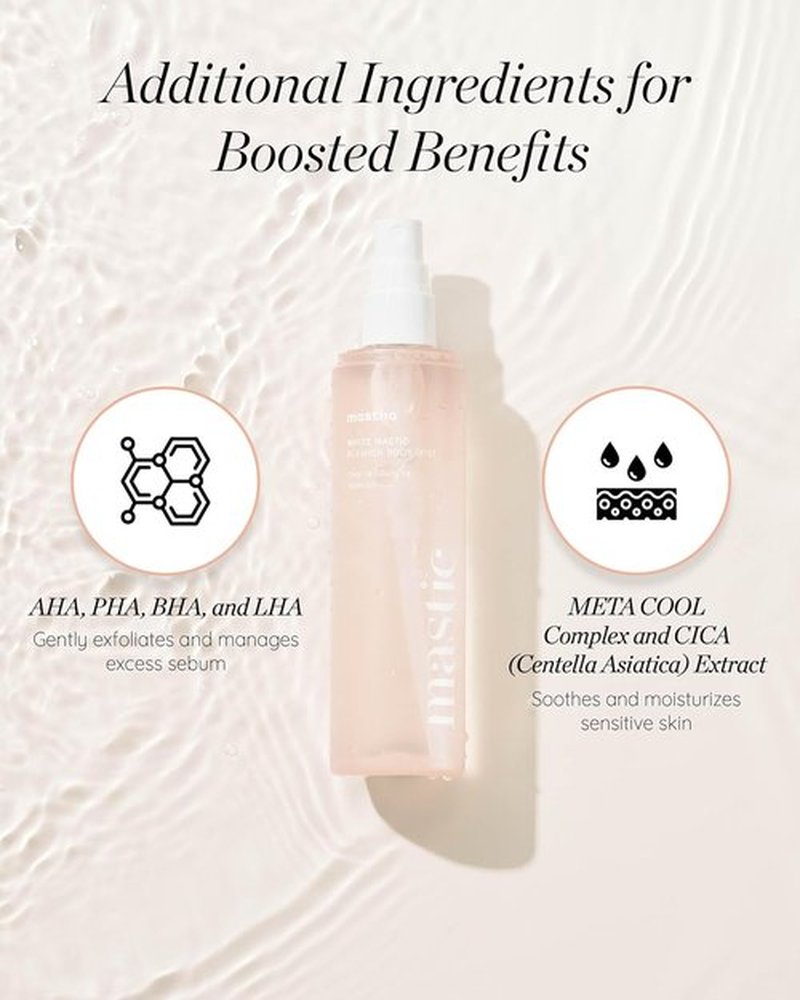 Mastina White Mastic Cooling Body Mist - Hydrating & Brightening Spray for Sensitive Skin | 5.1 fl oz