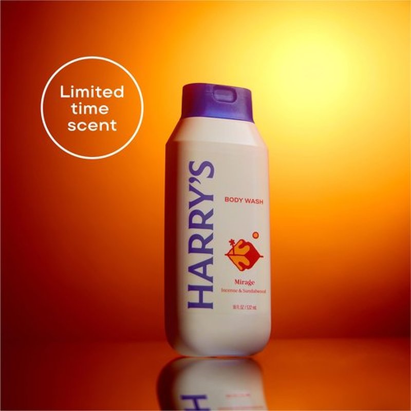 Harry's Men's Body Wash - Mirage Limited Edition Scent - 18 fl oz - Shower Gel for Men - No Parabens, Sulfates, or Dyes