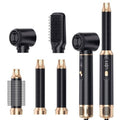5 in 1 Hair Dryer Brush,Upgrade Air Styler Wrap with LCD Display,Blow Dryer Brush Air Curler Heating Up to 110°C,Negative Ion Blowout Brush Set As A Gift for Straight/Curl/Drying/Smoothing