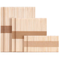 WISYOK Popsicle Sticks for Crafts Bulk 300Pcs, 3 Mixed Sizes Jumbo, Medium and Small Craft Sticks, Convenient and Perfect for DIY