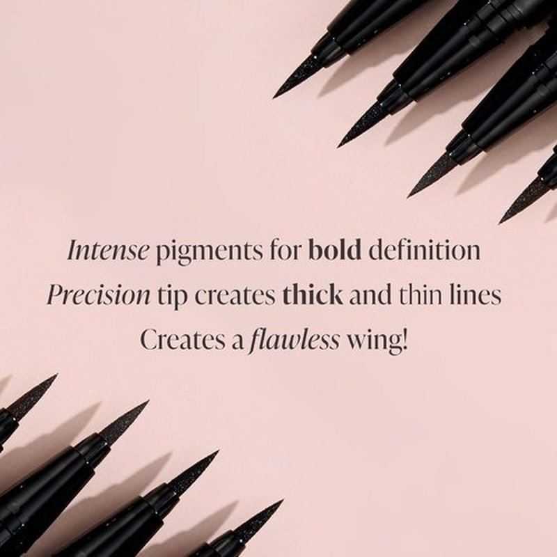 Mally Beauty Just Wing It! Liquid Eyeliner - Rich Brown Color for Effortless Application