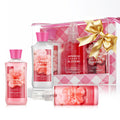 Bath and Body Gift Set – Japanese Cherry Blossom Spa Kit for Women, 3PC Travel Size Set with Shower Gel, Body Lotion, and Fragrance Mist, Body Care Set for Gifting, Bridesmaid Gifts