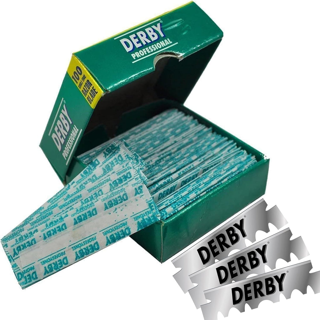 Derby Professional Single Edge Razor Blades, 100 Count (Pack of 2)