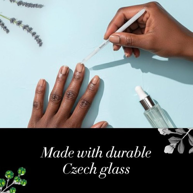 Butter London Glass Cuticle Pusher - Professional Manicure Tool for Natural Nails | Salon Quality Design