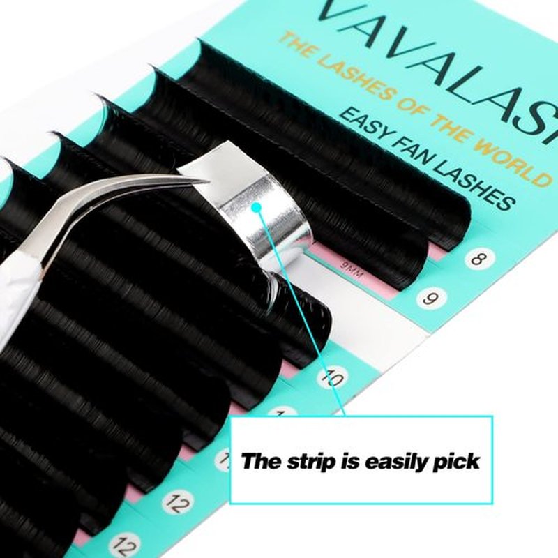 Eyelash Extension Supplies Easy Fan C Curl 0.03 Rapid Volume Lash Extensions 3D 4D 5D 6D 7D 10D Automatic Blooming Flower Lashes Self Fanning Russian Individual（C-0.03,8mm）
