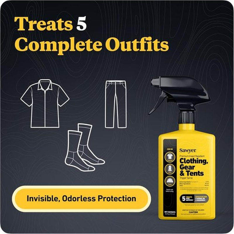 Sawyer Products Premium Permethrin Insect Repellent - Protect Clothing, Gear & Tents
