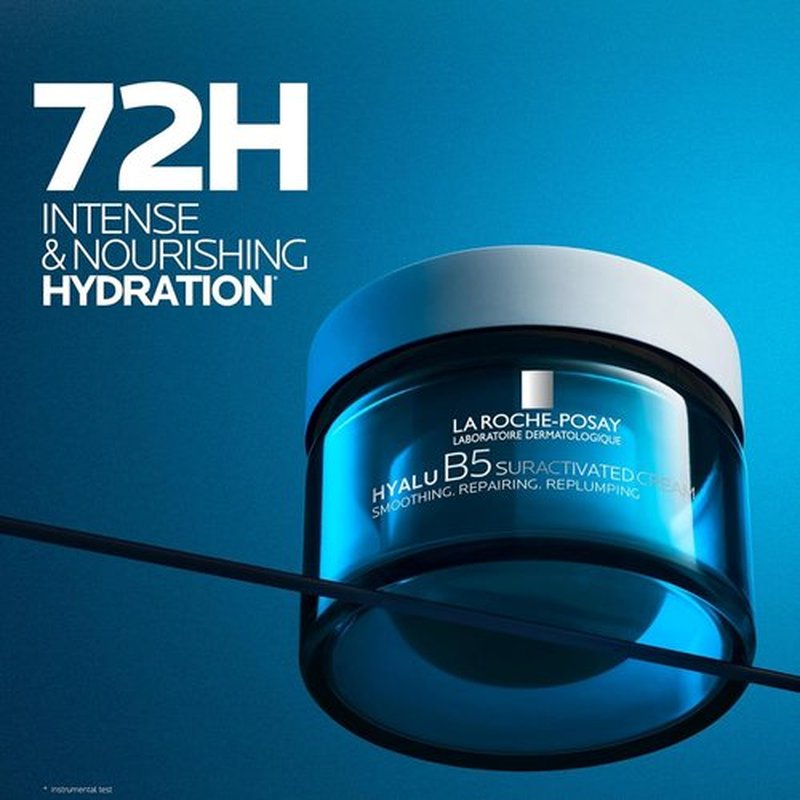 La Roche-Posay Hyalu B5 Anti-Aging Face & Neck Cream - Firming Moisturizer with 3 Types of Hyaluronic Acid | 1.7 fl oz, Fragrance-Free