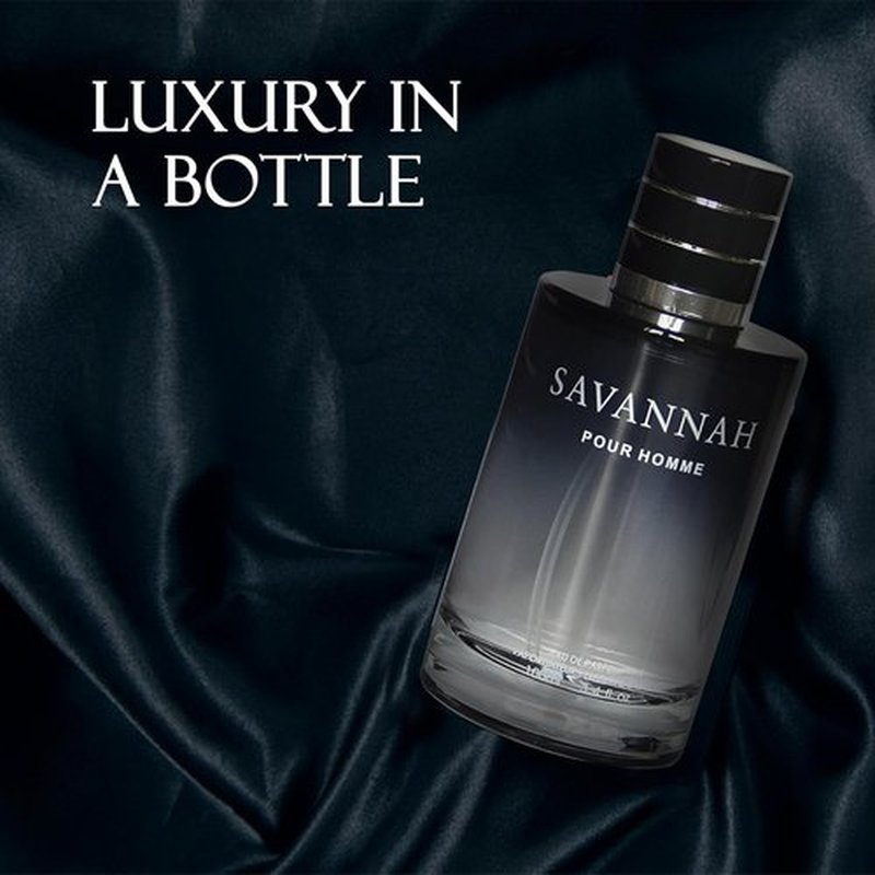 AFLUXE Men's Cologne - SAVANNAH Bold Scent Eau de Toilette | 3.4 Fl Oz Everyday Fragrance