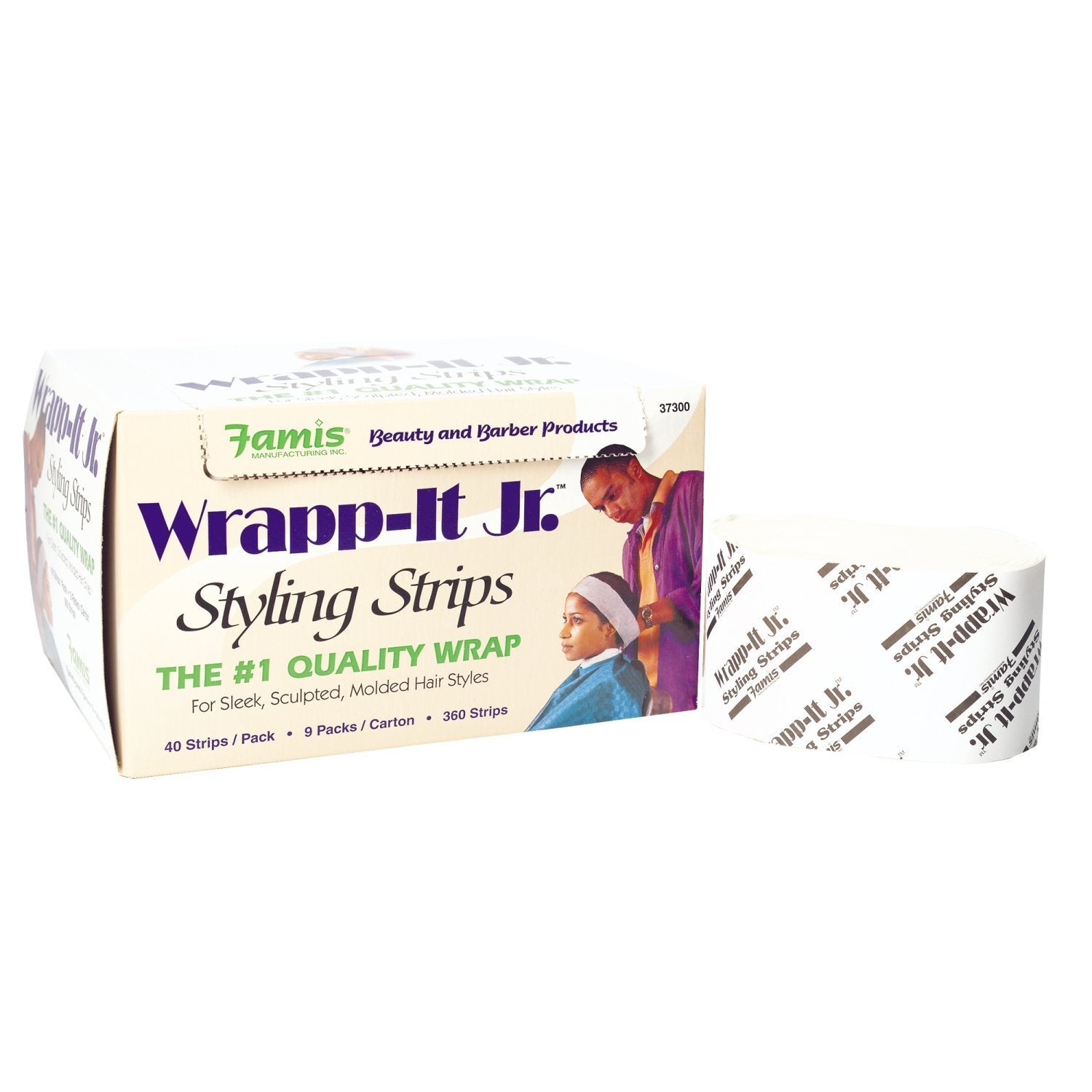 Graham Professional Beauty Wrapp-It Jr Styling Strips, White