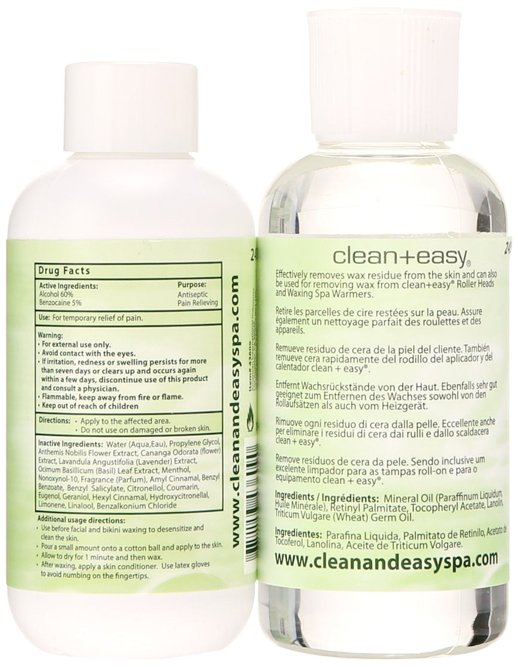 Clean + Easy Petite Triple Roll On Wax Kit for Hair Removal – Compact Waxing for Women's Face & Body, Easy At-Home Use, Smooth Long-Lasting Results, 120V