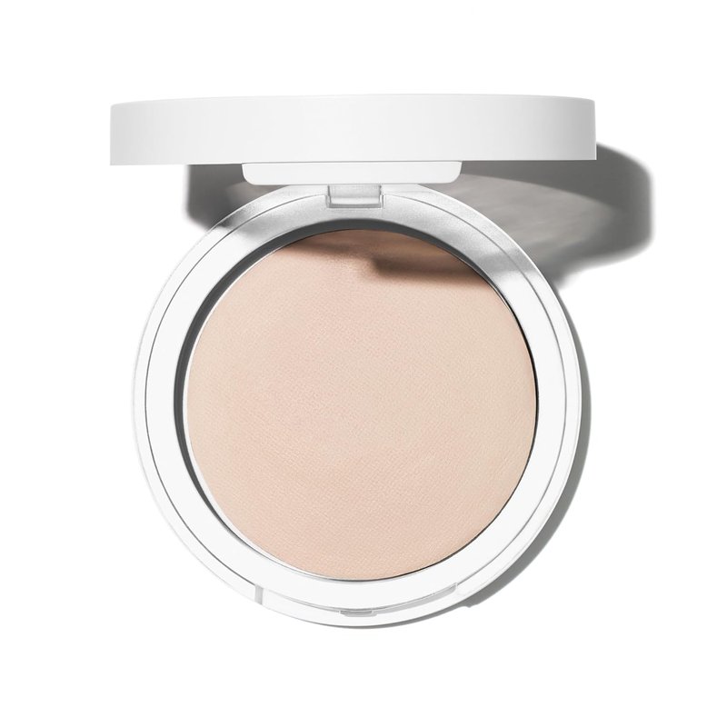 Well People Bio Powder Foundation - Lightweight Hydrating Formula for Smooth Skin | Semi-Matte Finish, Vegan, 1C