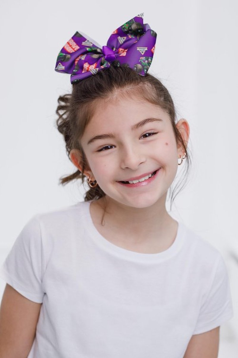 Monster Jam Grave Digger Newborn Baby Girls Hair Tie Purple One Size