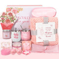Kaulbiat Valentines Day Gifts for Her -12 Pcs Birthday Gifts for Women Mom Her Best Friend Sister Grandma, Self Care Gift Get well Relaxing Spa Thank you Sympathy Gift Basket Set