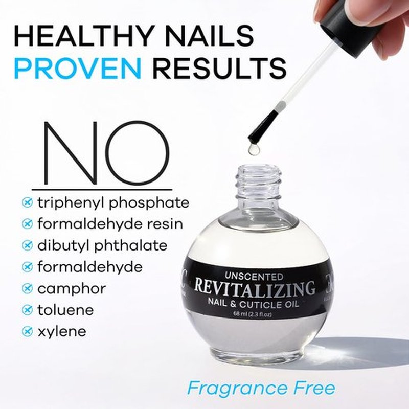 Ellie Chase Moisturizing Cuticle & Nail Care Oil - Unscented 2.3 Fl Oz | Jojoba, Aloe & Vitamin E Infusion for Hydration & Strength