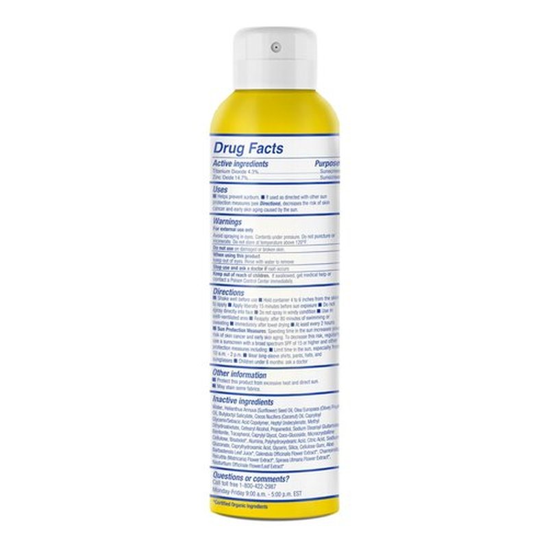 Mustela Baby Mineral Sunscreen Spray SPF 50 - Water Resistant & Fragrance-Free for Sensitive Skin - 6 fl. oz.