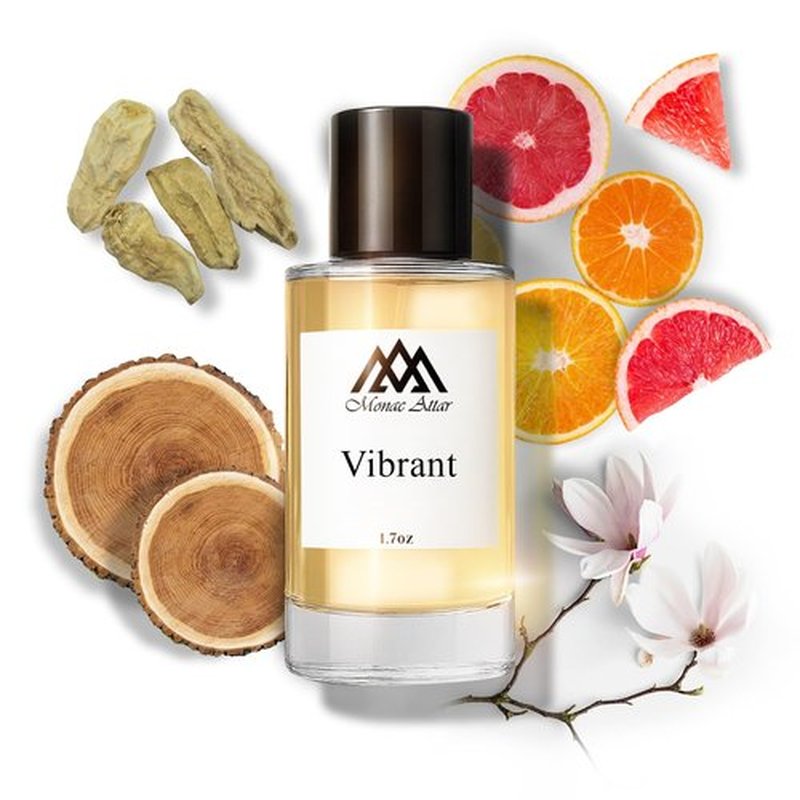 Monac Vibrant Eau De Parfum - Inspired by Vibrato | 1.7oz/50ml | Unisex Long-Lasting Luxury Fragrance