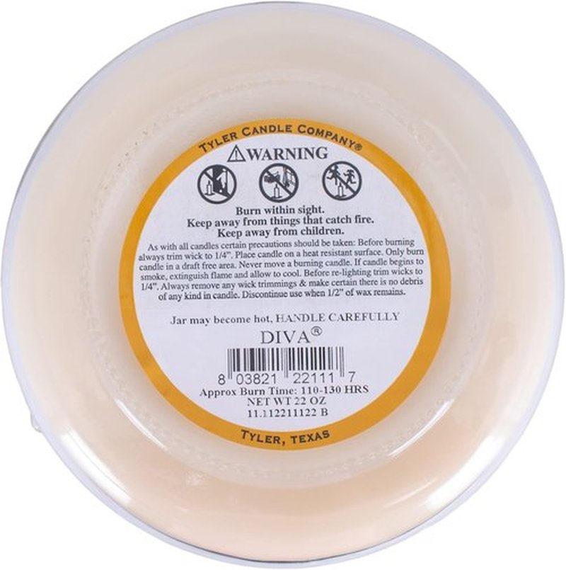 Tyler Diva Scented Candle - Luxurious Fragrance for Relaxation | 22 oz Size