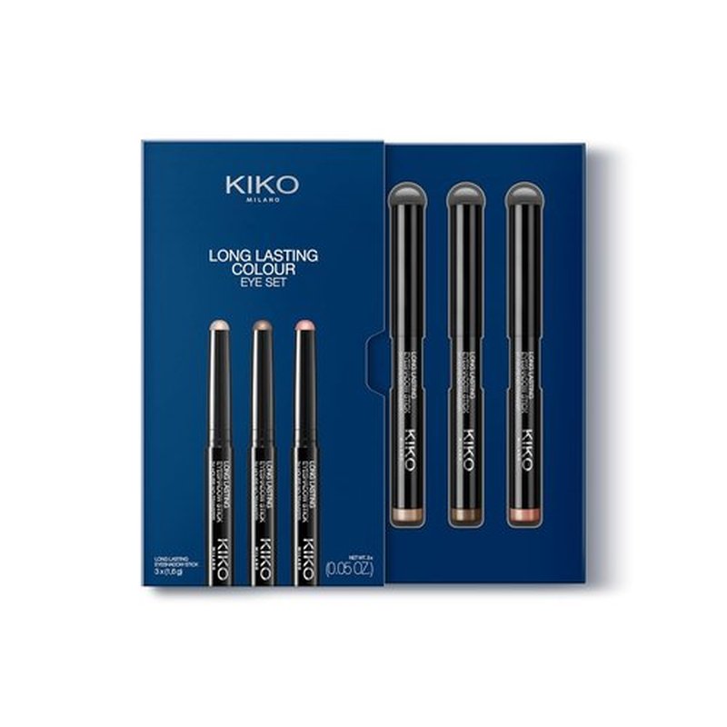 KIKO Milano Long-Lasting Colour Eye Set 01 - 3 Eyeshadow Sticks With 24-Hour Wear
