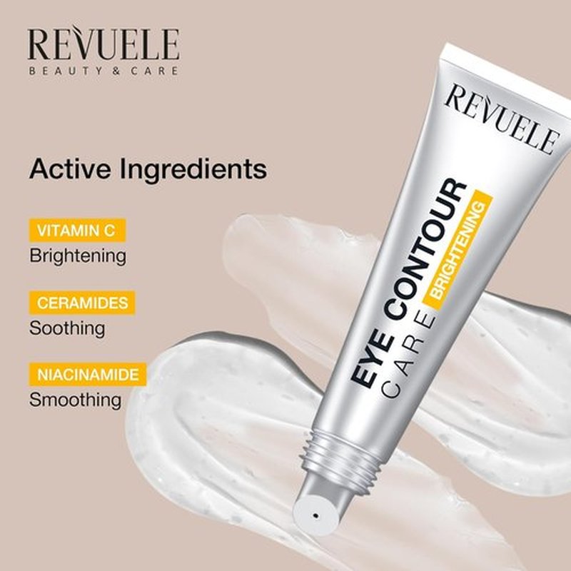 REVUELE Brightening Gel for Dark Circles – Hydrating & Smoothing Under-Eye Cream | 15 ml