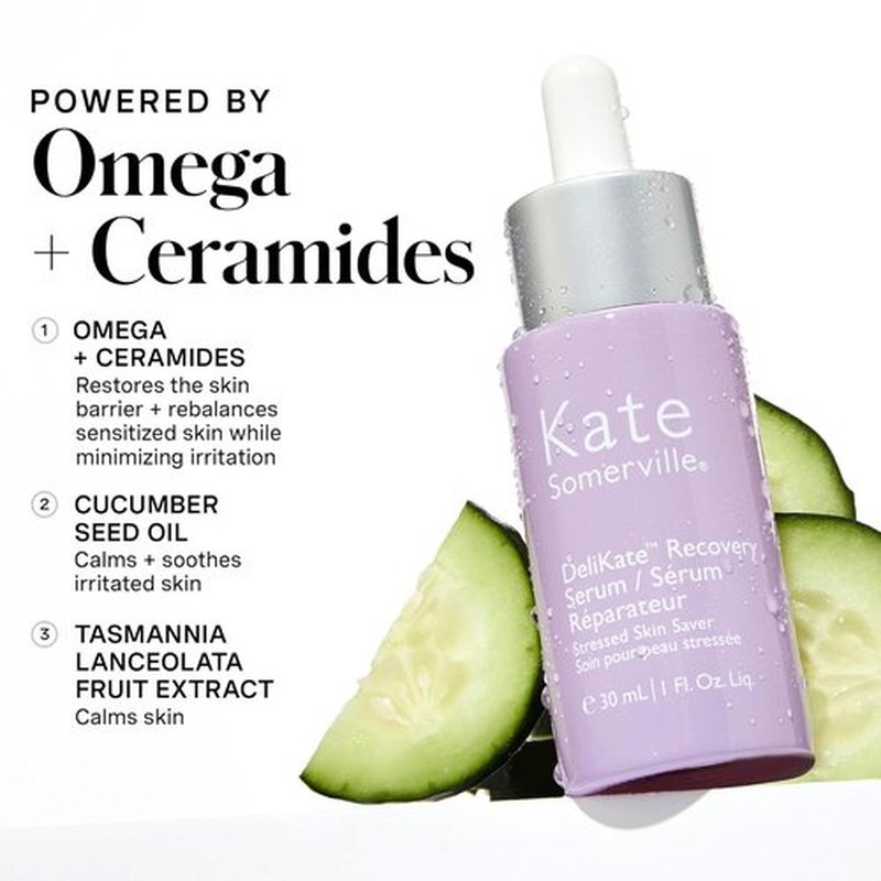 Kate Somerville DeliKate Recovery Serum - Hydrating Treatment for Sensitive Skin, 1 Fl Oz