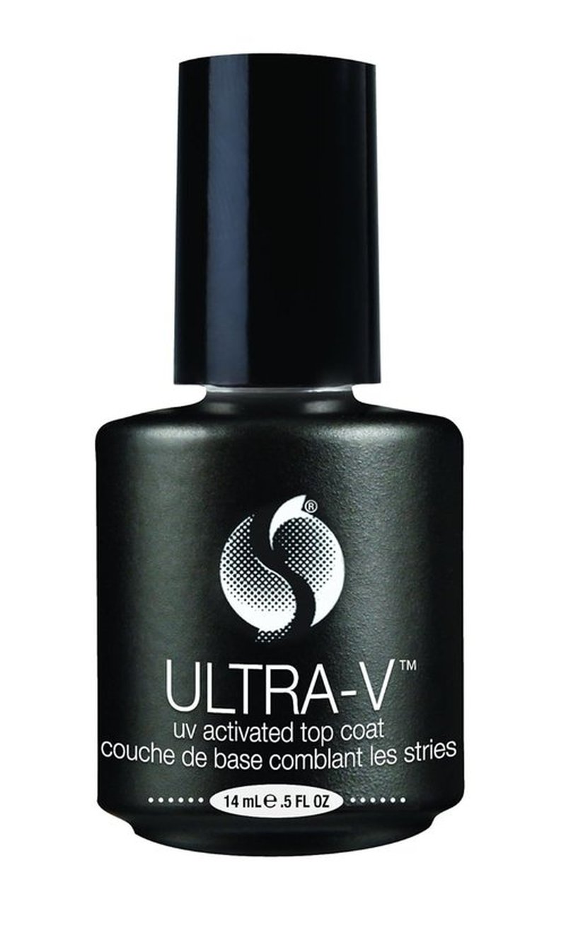 Seche Ultra-V UV Gel Top Coat Nail Polish - Quick-Dry, Long-Wearing Clear Gel for Salon & Home Use | 0.5 fl oz