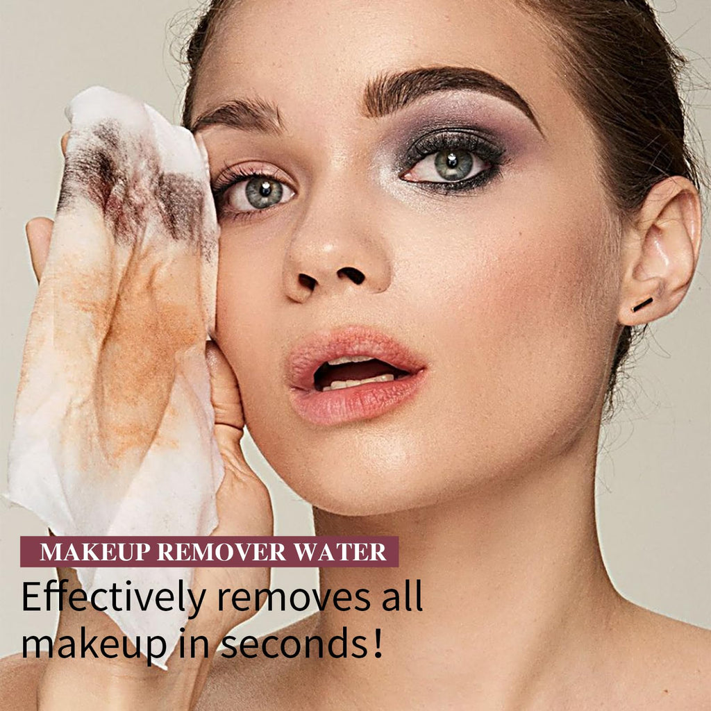 H2O Micellar Water - Makeup Remover Liquid For Eye, Lip & Face Makeup, Hydrating Facial Cleanser Non-Greasy Suitable for All Skin Types