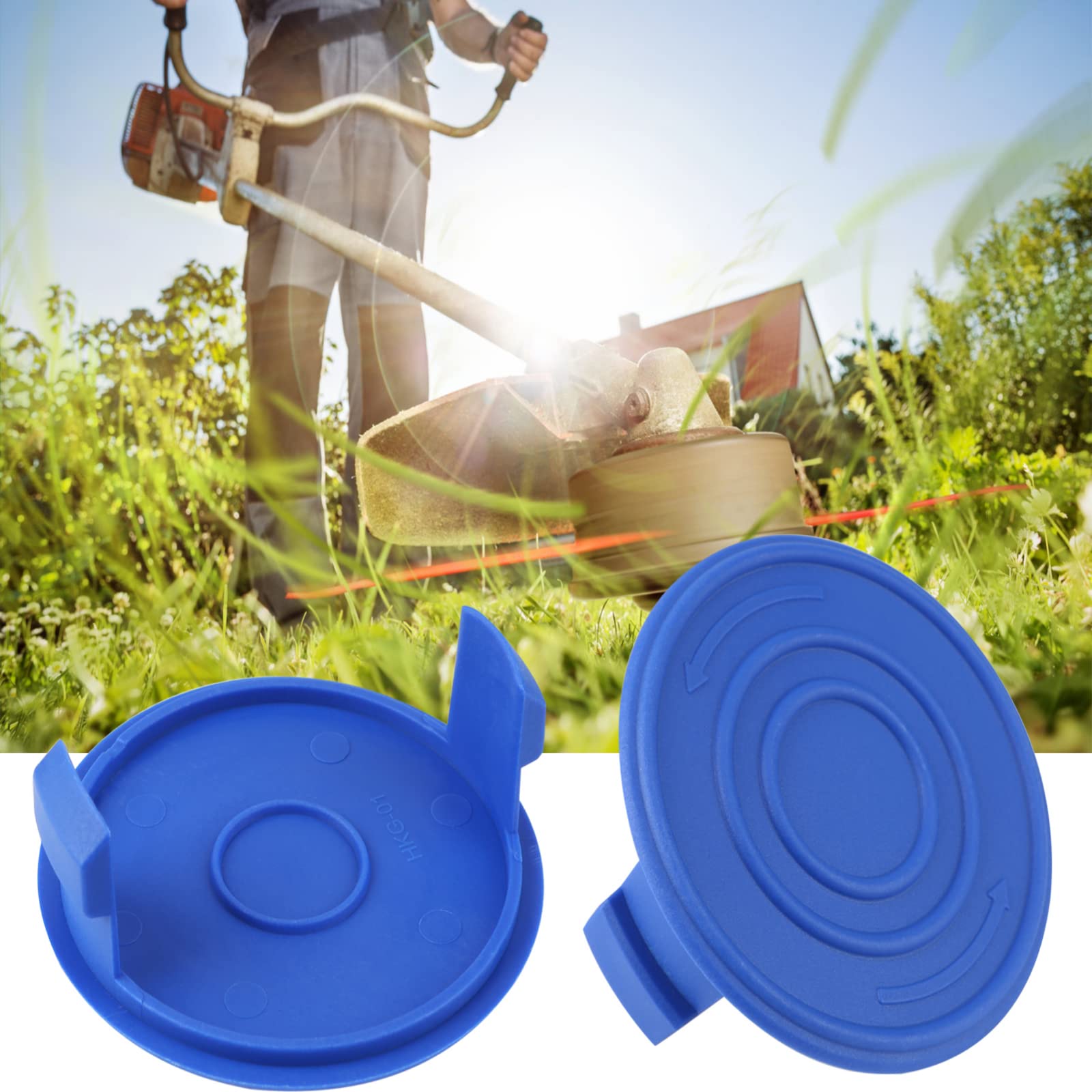 Kaberalty KST120X Spool Cap Cover Compatible with Kobalt KST 120X-06 and KST 120X 40-Volt String Trimmers (3 Pack)