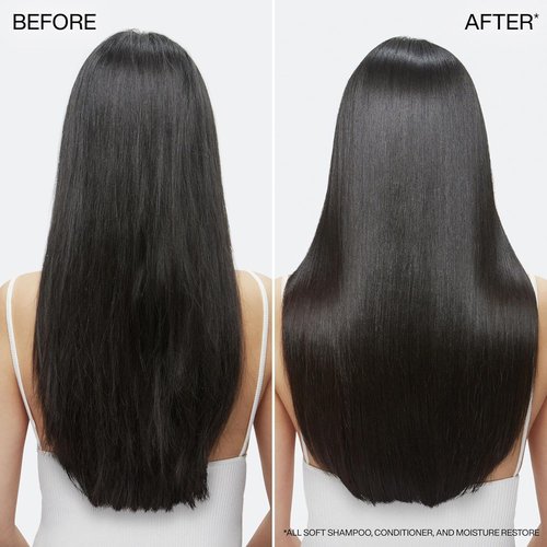 Redken All Soft Shampoo - Moisturizing Formula with Argan Oil for Soft, Hydrated Hair | Safe for Color-Treated Hair