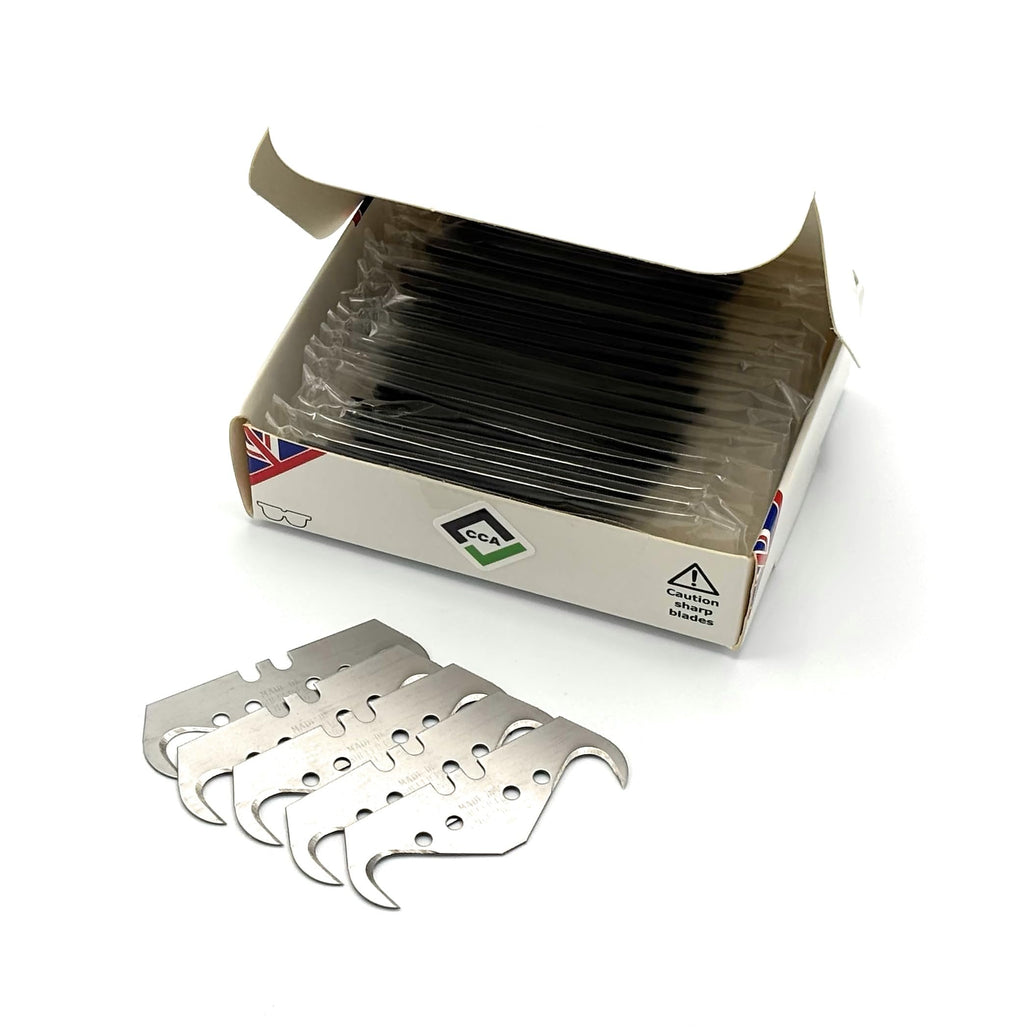 CCA Super Big Hook Trimming Blades x 100 for Roofing and flooring
