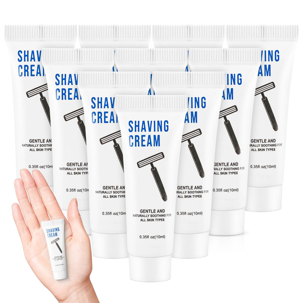 500 Shaving Cream Bulk Travel 10ml/0.35fl oz,Disposable Shaving Cream in Bulk Travel Shave Cream for Hotel Homeless,Verbena