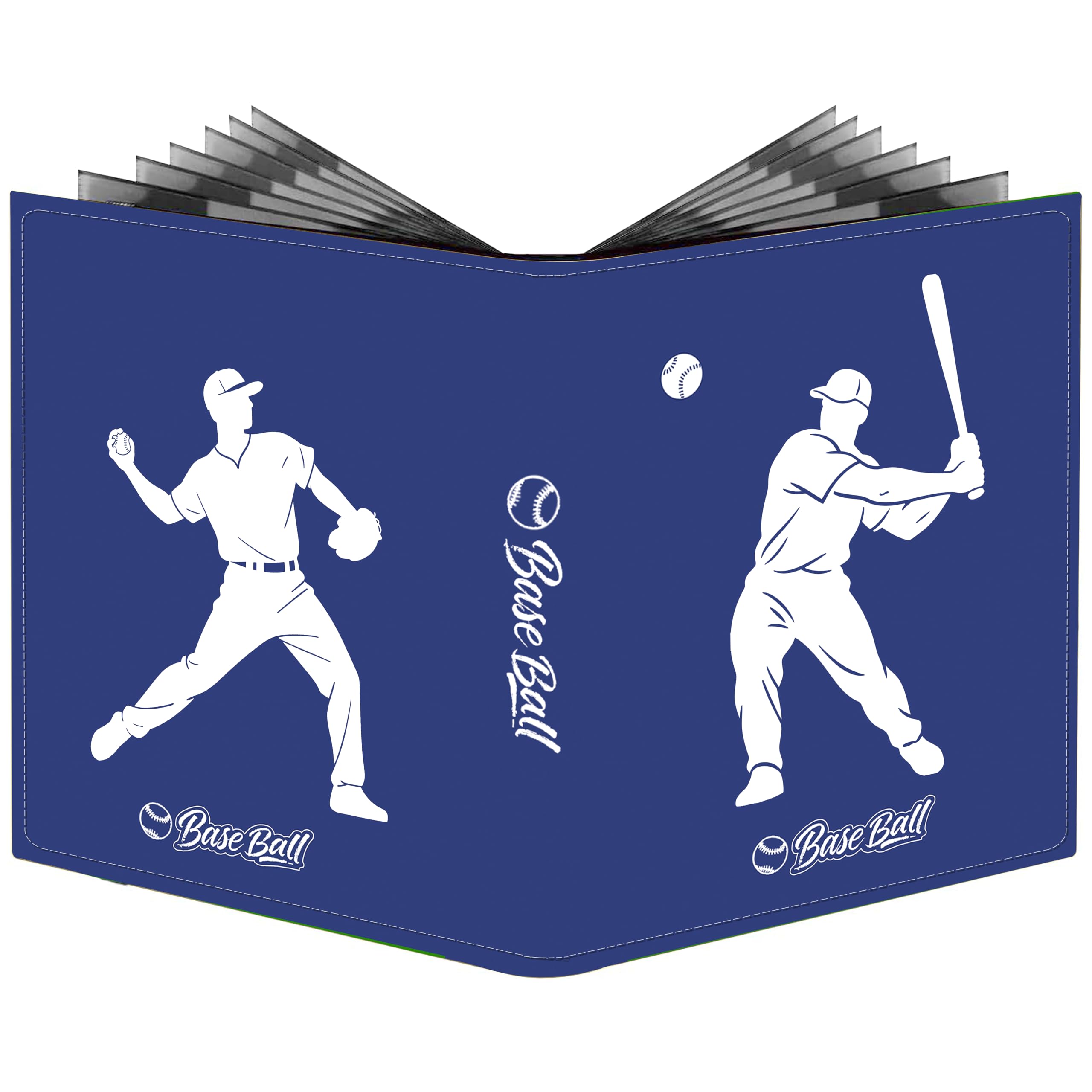 Baseball Card Binder – 900 Pockets Album with Zipper & Wrist Strap | Collector Binder for Sports & Baseball Cards for Sports,TCG,Game,Trading Cards | Durable Travel-Friendly Design 2025-2026