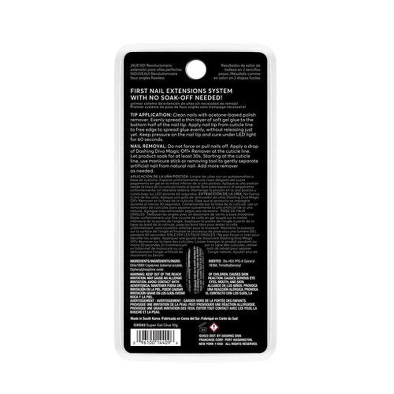Dashing Diva Super Gel Glue - GelXtend Nail Glue for Nail Tips - Superior Adhesion, No Primer Needed - 10g
