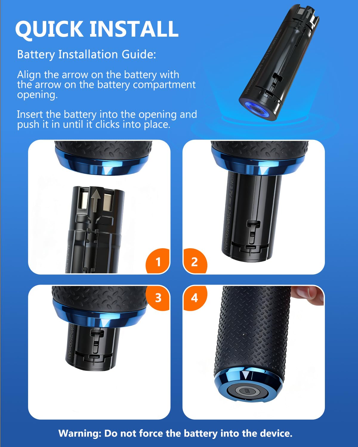 Loarysk Upgraded Replacement Battery for FXBB24, 2500mAh, 2 Packs