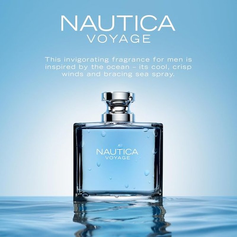 Nautica Voyage Eau De Toilette - Fresh Fruity Cologne for Men | Long-Lasting 3.3 Fl Oz