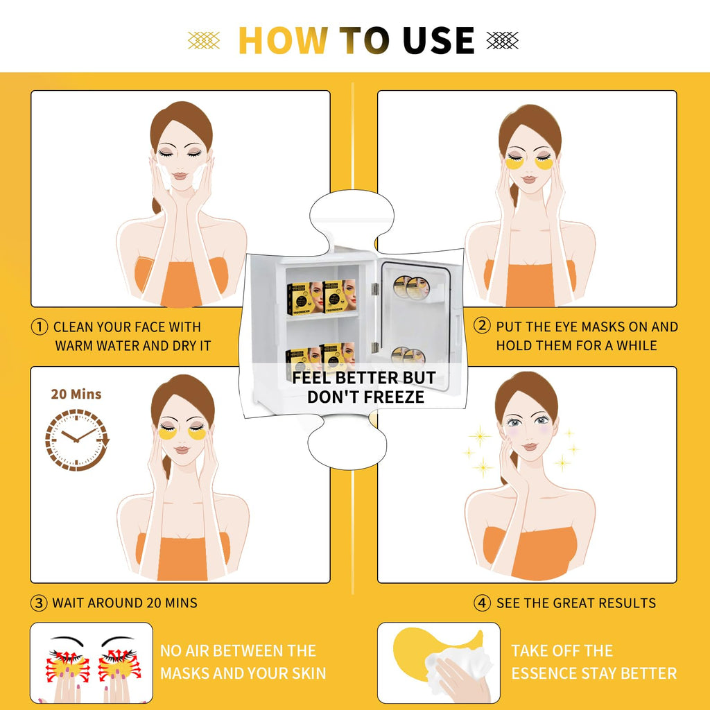 Under Eye Masks for Dark Circles and Puffiness 70PCS, Under Eye Patches for Puffy Eyes Treatment, Under Eye Gel Pads w/ Seaweed, Aloe Vera, Peptides for Eye Bags Treatment, Eye Mask Patches Skincare