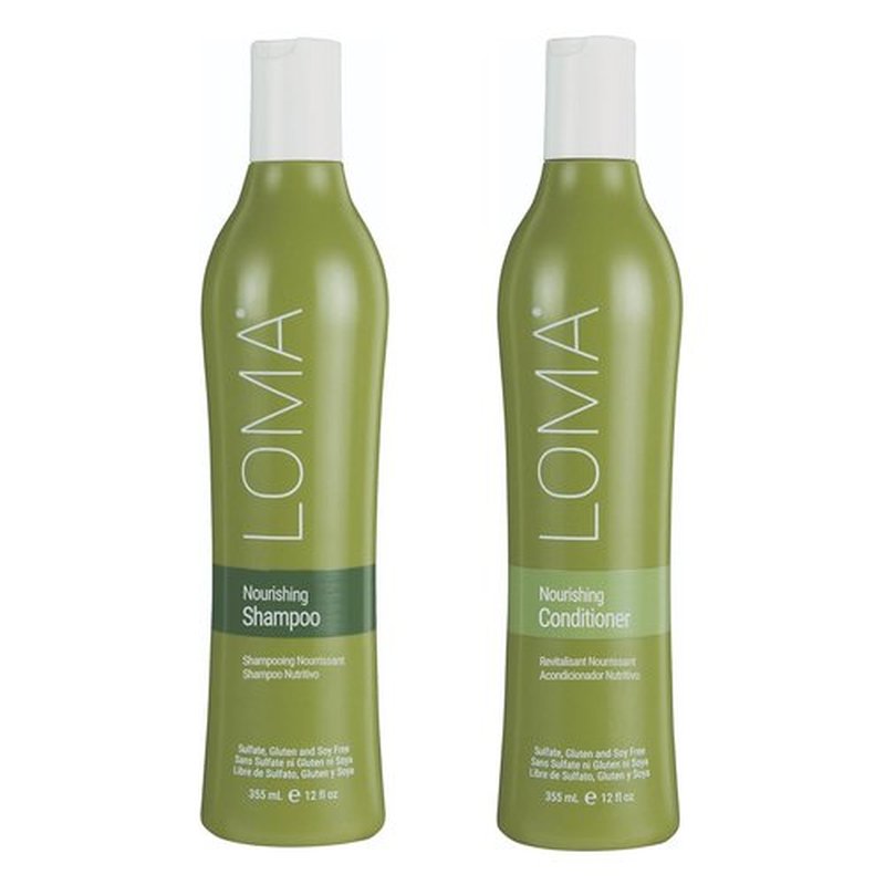Loma Hair Care Nourishing Shampoo & Conditioner Duo - Hydrating Formula for All Hair Types