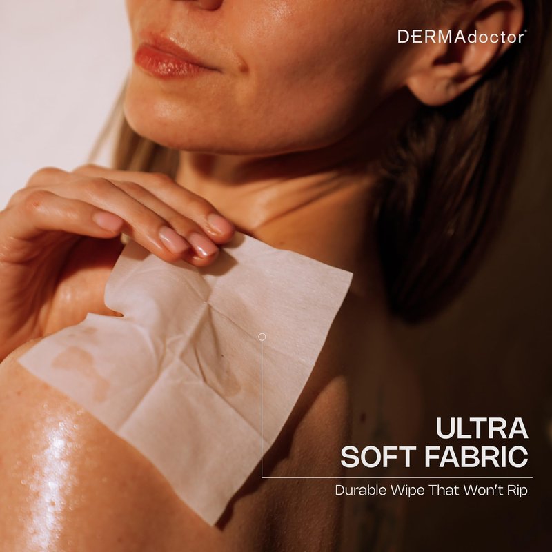 DERMAdoctor Deodorant Wipes Individually Wrapped - Refreshing Antiperspirant Wipes, Dermatologist Formulated Hyperhidrosis Treatment for Body Hands Feet | Anti Sweat Wipe, Foot Deodorant - 30 Count