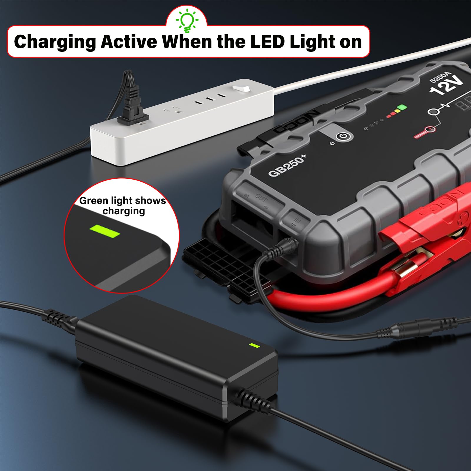 56W 14V Charger Fit for NOCO Boost GB70 GB150 Portable Car Jump Starter
