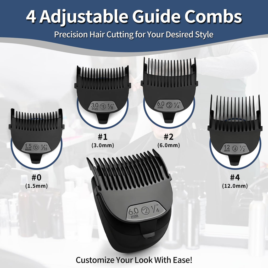4-Piece Guide Combs Compatible with Remington Shortcut HC4240/4250/4300