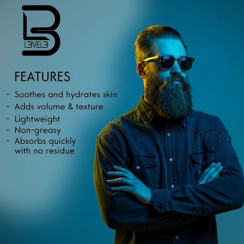 L3 - Leave-In Beard Conditioner Foam | Hydrating Beard Moisturizer for Soft, Manageable Facial Hair
