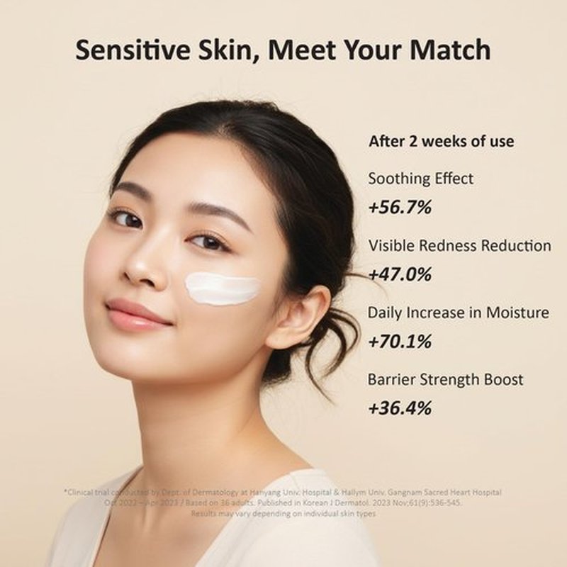 LOHENDEL Ultra Light Calming Solution, Lightweight Face Moisturizer for Dry & Sensitive Skin, Reduce Visible Redness, Skin Barrier Repair, Sebum Control & Soothe Irritated Skin, Korean Skincare