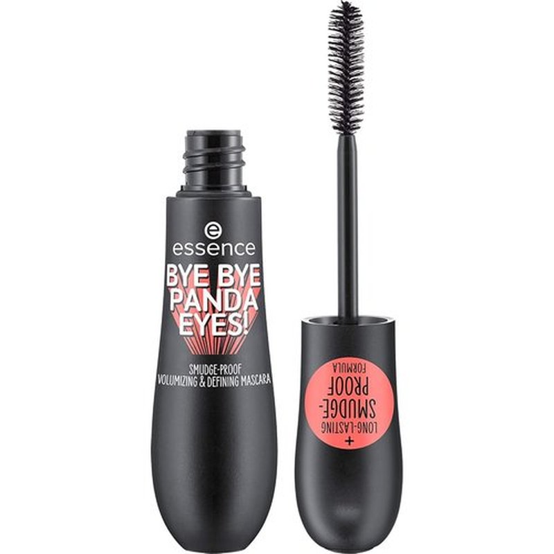 Essence Bye Bye Panda Eyes Tubing Mascara - Smudge-Proof, Volumizing Definition | Vegan & Cruelty-Free