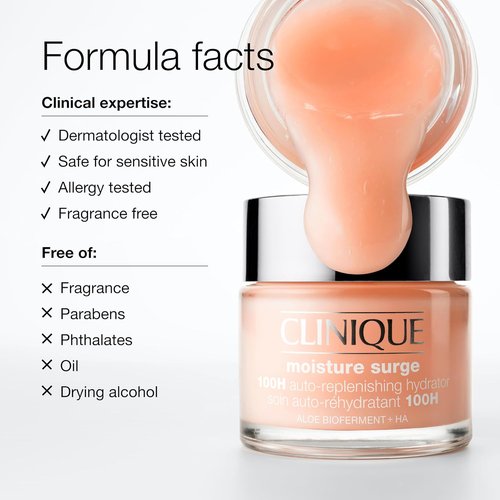 Clinique Moisture Surge Duo - Active Glow Serum & 100H Hydrator | Oil-Free Face Moisturizer 1 Fl Oz