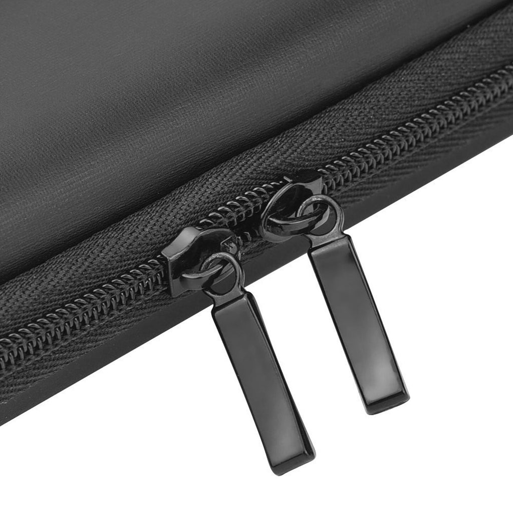 Mudder Hard Shell Slim Pencil Case Small Pen Bag Stylus Case Holder EVA Waterproof Pocket Protectors Organizer for Fountain Pen Headphones Traveller Adults(Black)