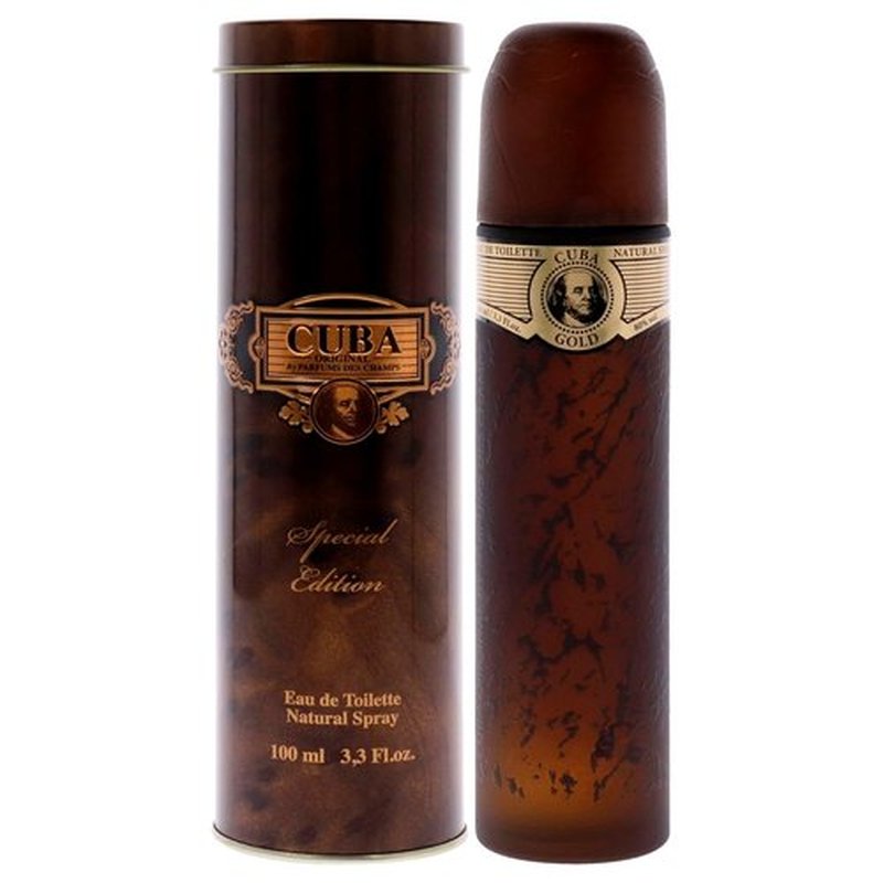 Cuba Gold | Special Edition Eau De Toilette Spray for Men - 3.4 Ounce Fragrance