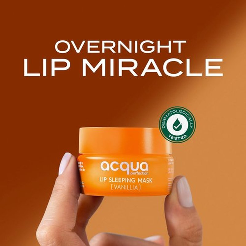 Skiennix Overnight Lip Sleeping Mask - Intense Moisture Treatment with Shea & Murumuru Butter - 8 Hour Hydration for Dry Lips