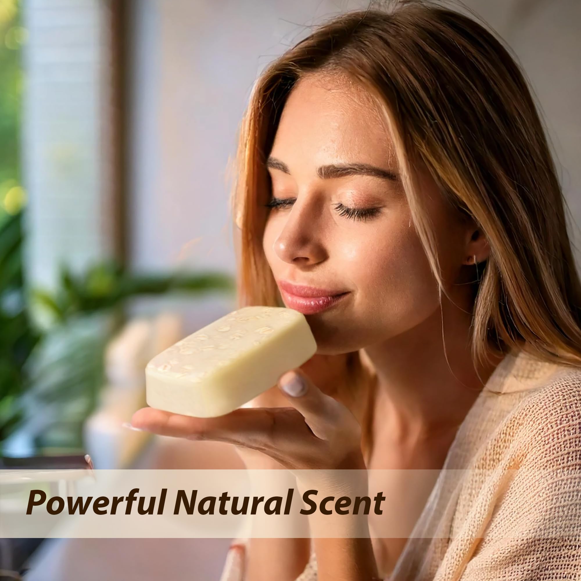 Natural Splash Body Care Natural Handmade Cold Press Bar Soap - Coconut and Oat – Aloe Vera and Vegetable Collagen - Soft Exfoliating Formula