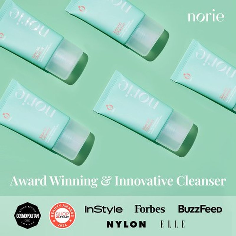 Norie Kimchii Face Wash - Gentle Facial Cleanser for Dry, Oily & Sensitive Skin | Fragrance Free Gel for Clearer Skin 2% Salicylic Acid, Vegan, Unscented 1.7oz