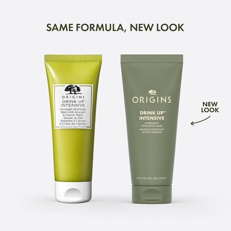 Origins Drink Up Intensive Overnight Hydrating Face Mask - 72-Hour Hydration with Niacinamide, Hyaluronic Acid & Avocado Butter